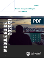 SG7007 Module Guide - 2020-21 Term 3 Applied Project Management