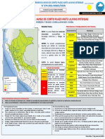 Boletín Informativo de Aviso de Corto Plazo Ante Lluvias Intensas N°074 7-06-2021