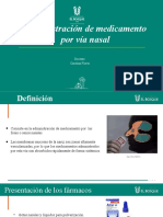 Administracion de Medicamento - Nasal