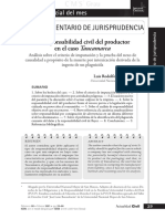 La Responsabilidad Civil Del Productor en El Caso Taucamarca