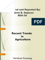 Recent Trends in Agriculture