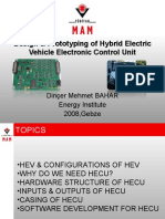 Design & Prototyping of Hybrid Electric Vehicle Electronic Control Unit