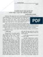 VDN - Các Biến Đổi Ngữ Âm Lịch Sử Với Việc Tạo Từ Tiếng Việt