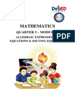 Mathematics: Quarter 3 - Module 4