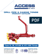 Drill Pipe & Casing Tongs: Product Catalog