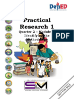 Practical Research 1: Quarter 2 - Module 1: Identifying The Methodology