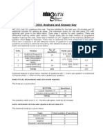 XAT 2011 Analysis and Answer Key