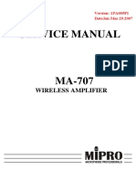 Service Manual: Wireless Amplifier