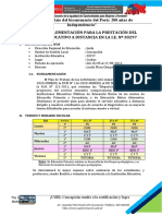 Plan de Trabajo A Distancia 2021