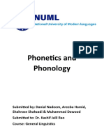 Phonetics & Phonology (Danial Nadeem, Areeba Hamid, Shahrose Shahzadi, Muhammad Dawood)