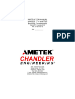 CHANDLER, Consistometr Model-7716-And-7720-Manual