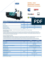 C625 QSX15-G9 60HZ Cummins Generator STAMFORD