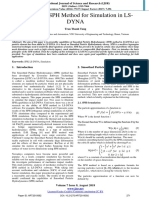 Study of The SPH Method For Simulation in LS-Dyna: Tran Thanh Tung