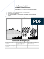 Performance Task #2 Analyzing Environmental Issues