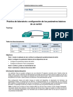 Práctica - Configuración Básica de Switch