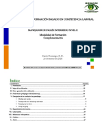 Manejador de Inglés Intermedio Nivel 2 Secom