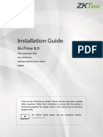 Installation Guide: Biotime 8.0