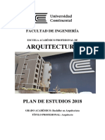 Arquitectura Plan 2018