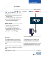 Reed Sensor For Bypass Level Indicators Model BLR: Applications