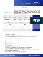 CycloneTCP Datasheet