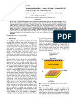 Performance Study of An Interdigitated Back Contact Si Solar Cell Using TCAD