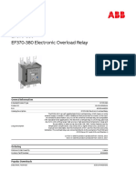 EF370-380 Electronic Overload Relay: Product-Details