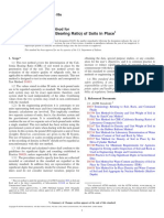 CBR (California Bearing Ratio) of Soils in Place: Standard Test Method For