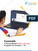 Cuemath: A Personalised Program For Grades 1 - 10