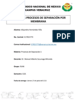 Uso de Los Procesos de Separación Por Membrana