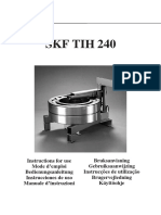 SKF TIH 240 Heater Instruction Manual