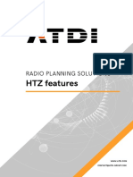 Radio Planning Solutions: HTZ Features