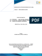 Formato de Entrega - Unidad 2 - Fase 3 - Implementación BASE DE DATOS AVANZADA COLABORATIVO