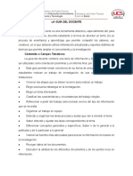 LA GUÍA DEL DOCENTE EJE Epistemologico - Metodologico (Teorico)