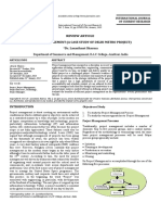 ISSN: 0975-833X Project Management (A Case Study of Delhi Metro Project) Dr. Laxmikant Sharma (A Case Study of Delhi Metro Project)