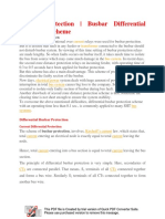 Busbar Protection Busbar Differential Protection Scheme