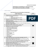 Checklist Sirkumsisi 2021