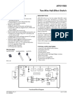 Two-Wire Hall-Effect Switch APS11500: Description Features and Benefits