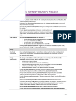 Scope of Work - Turnkey PV Project & Annexes