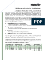 A Guide To IS EN 1436 European Standard For Road Markings