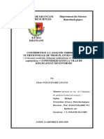 Contribution A L'analyse Chimique Et Nutrionnels de Xanthosoma Et Colocasia