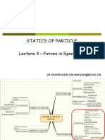 Statics of Particle Lecture 4 - Forces in Space (3D) : DR Shahruddin Bin Mahzan@Mohd Zin