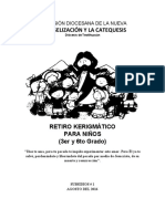 Retiro Kerigmático para Niños 5to y 6to Grado Diócesis de Teotlhuacán