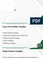 Types of Sampling Presenation