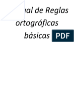 Reglas de Ortografía y Notas