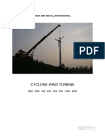 Cyclone Wind Turbine: User and Installation Manual