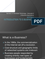 Lesson 01 - Introduction To E-Business