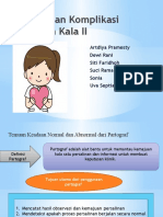 Penyulit Dan Komplikasi Persalinan Kala II