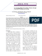 Improving Students' Listening Skill and Vocabulary Mastery Through Contextual Teaching and Learning