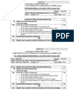 Java ReMid Sem Mar 2019