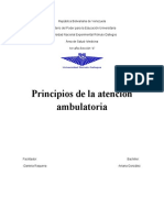 Trabajo - Principios de Atencion Ambulatoria